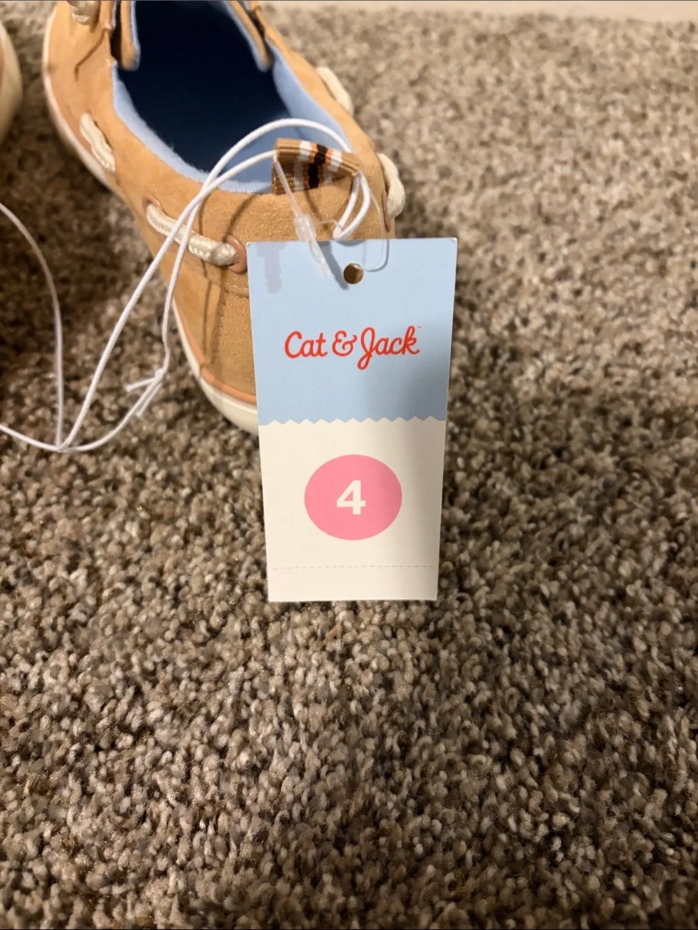 Cat & Jack Kids Tan Water Shoes with White Soles